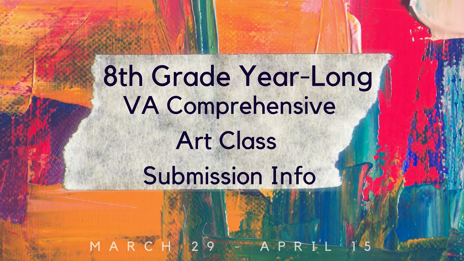 8th Grade VA Comp Submission Info graphic